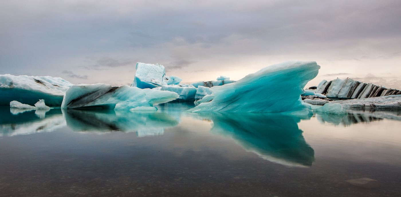 Floating Ice shown in a living room