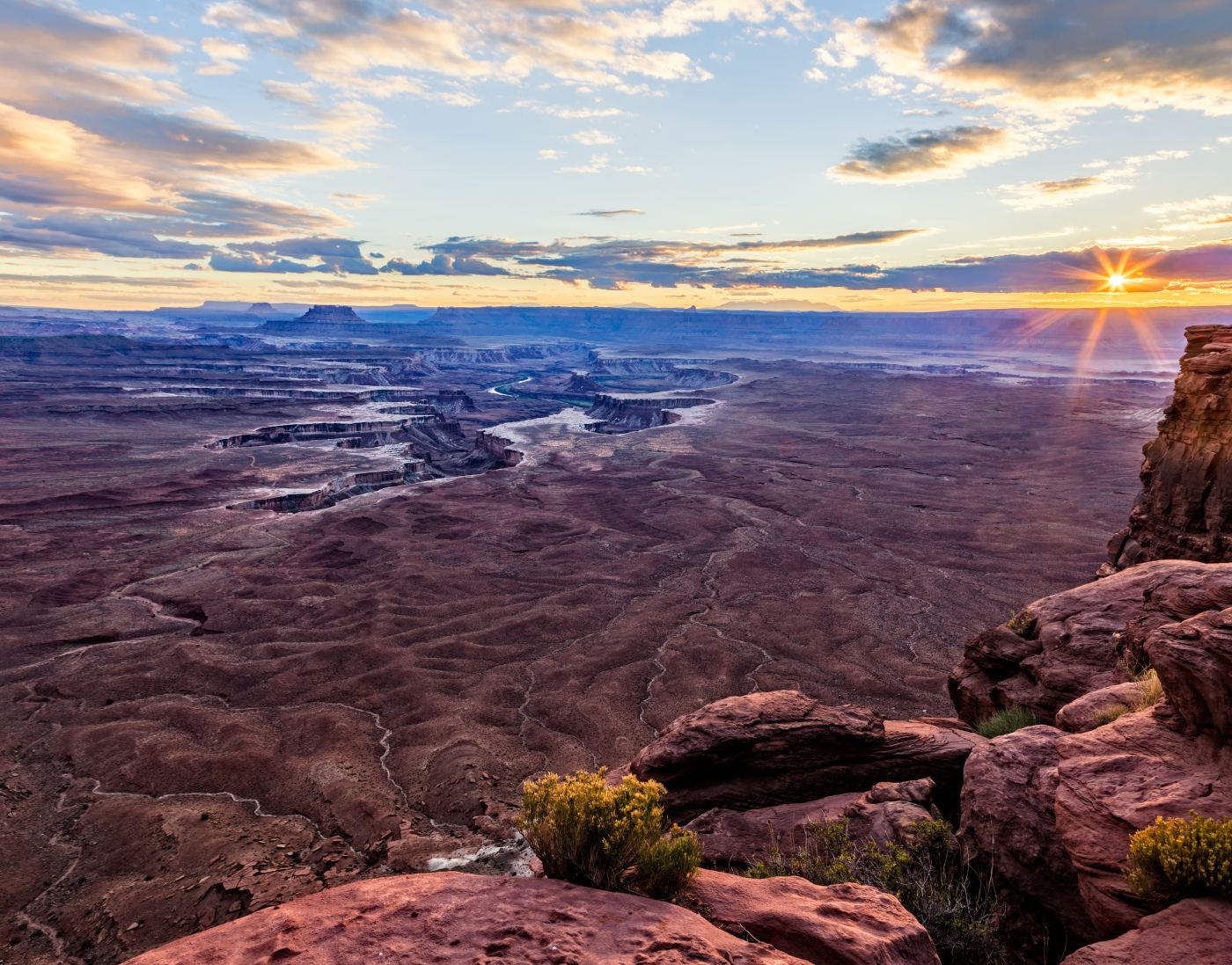 Green River Overlook shown in a living room