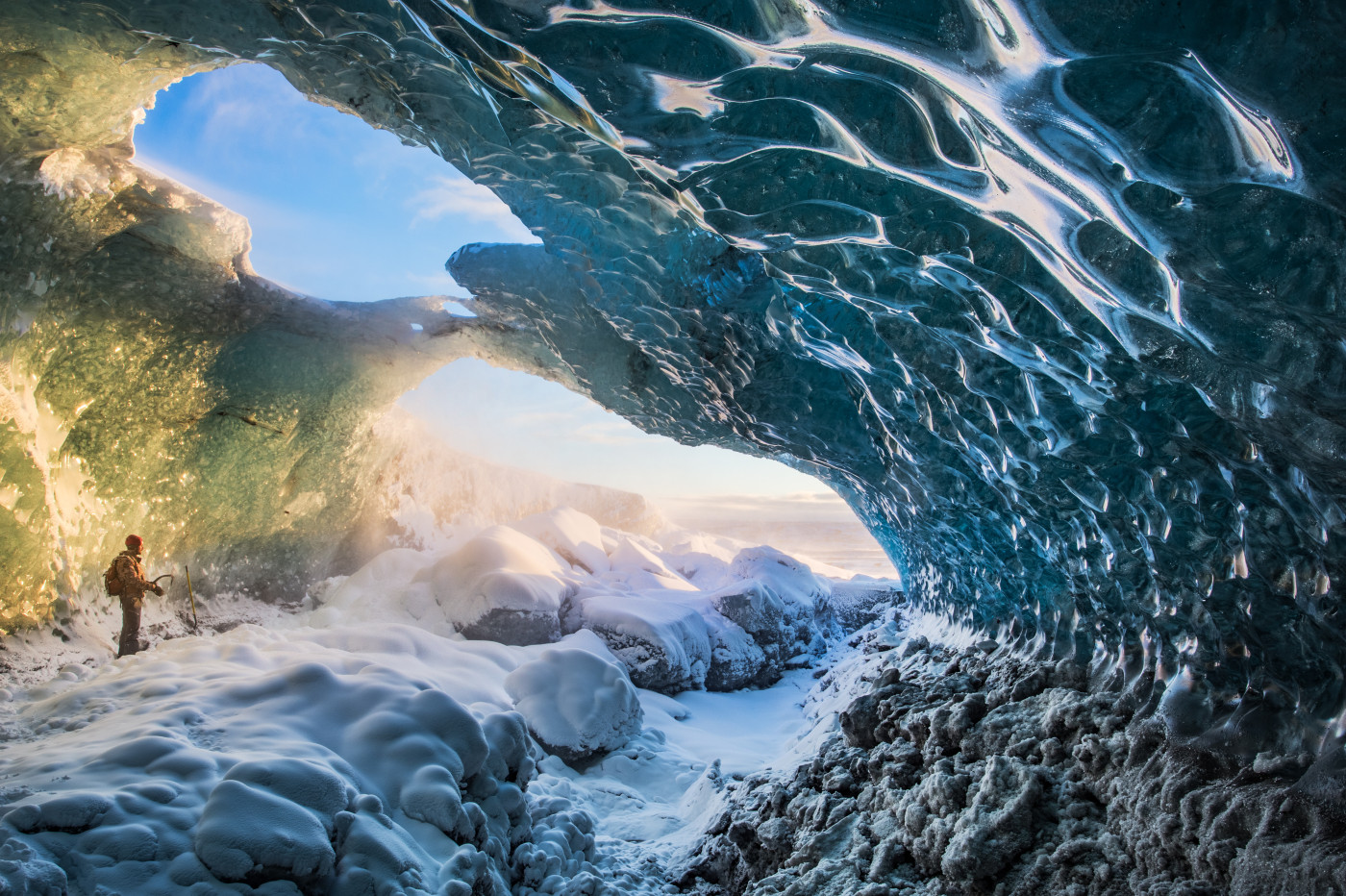 Inside the Glacier shown in a living room